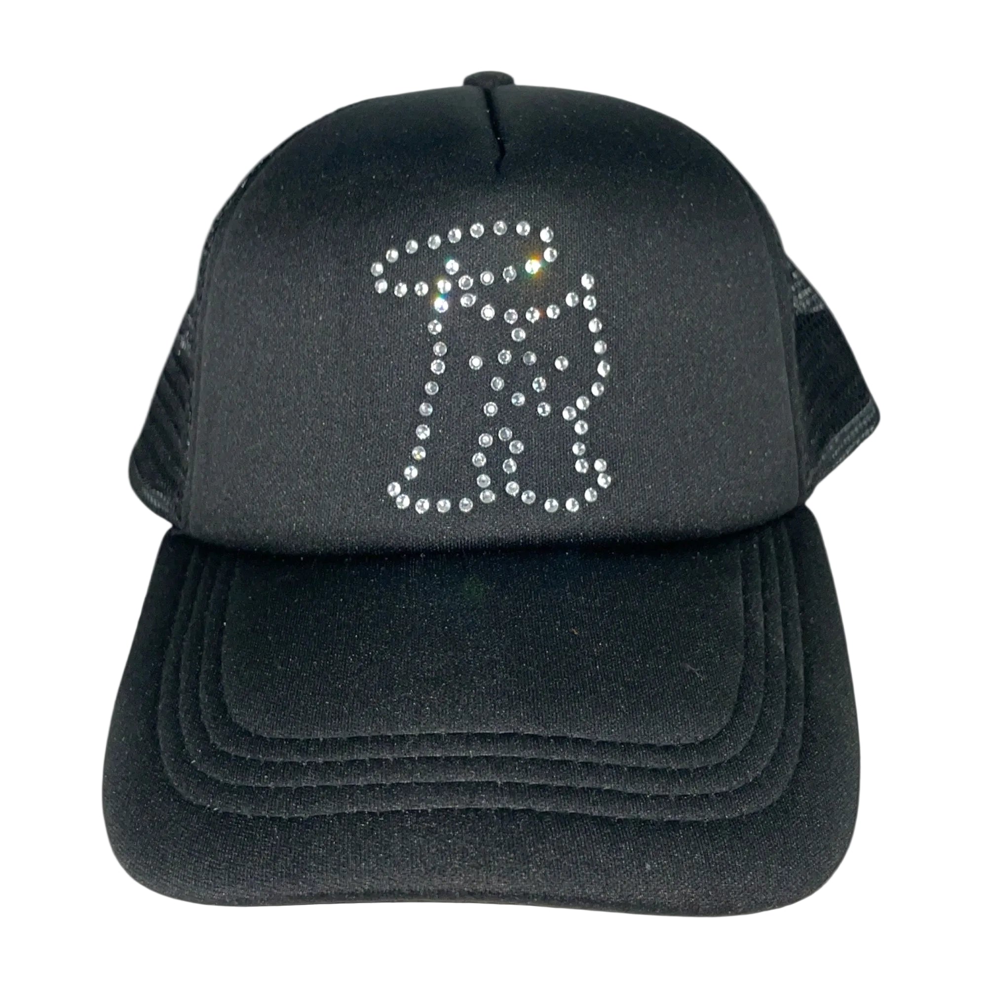 R-Strass Logo Trucker Hat Crystal