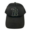 R-Logo Strass Trucker Hat Black/Rainbow Crystal