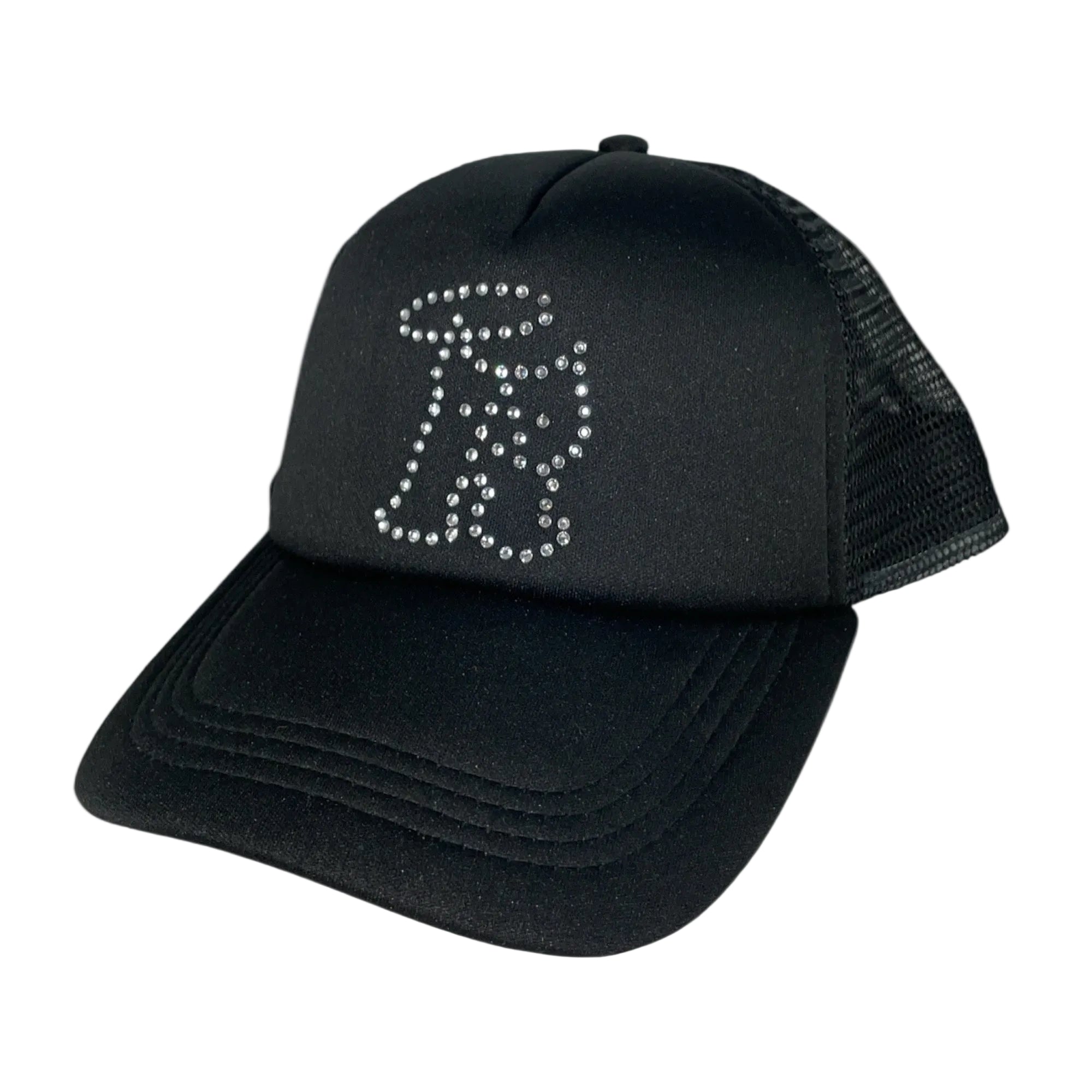 R-Strass Logo Trucker Hat Crystal