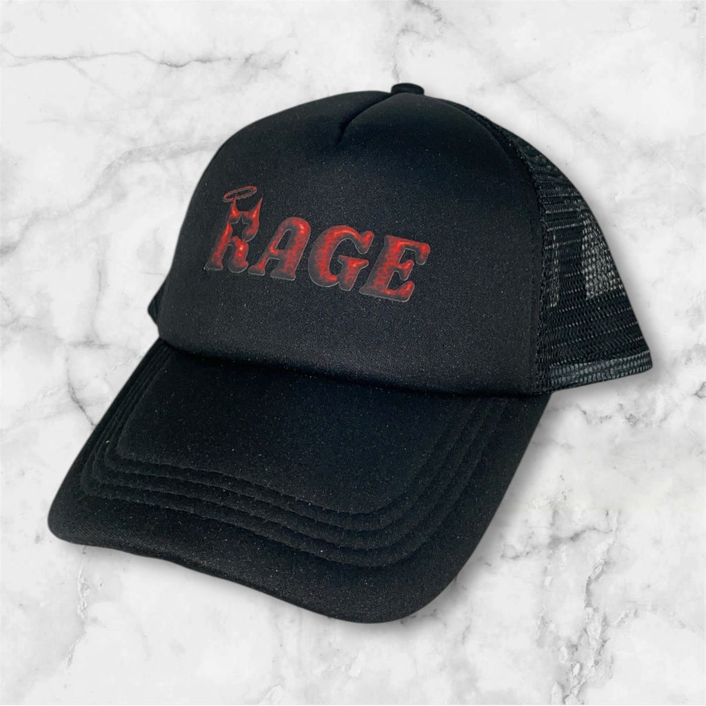 Lightining Rage-Logo Trucker Hat Green