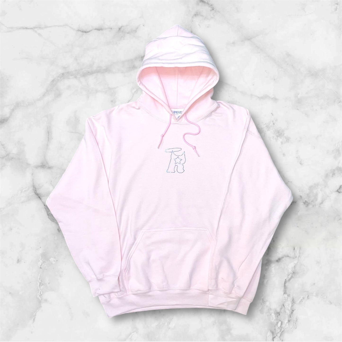 R-Logo Strass Hoodie