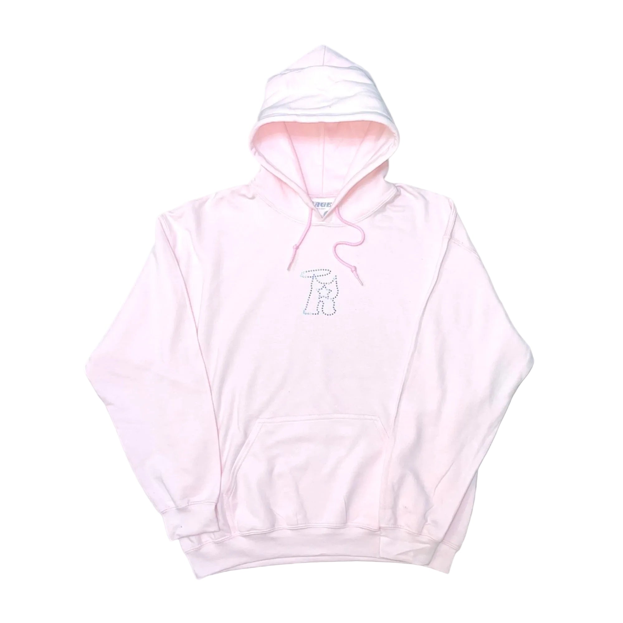 R-Logo Strass Hoodie
