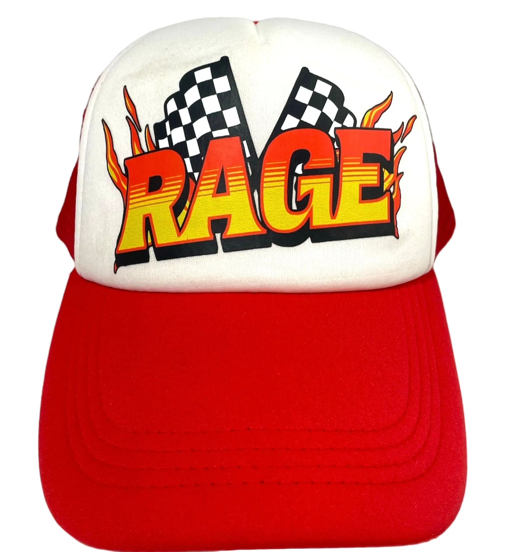 Rage Race Trucker Hat (Red)