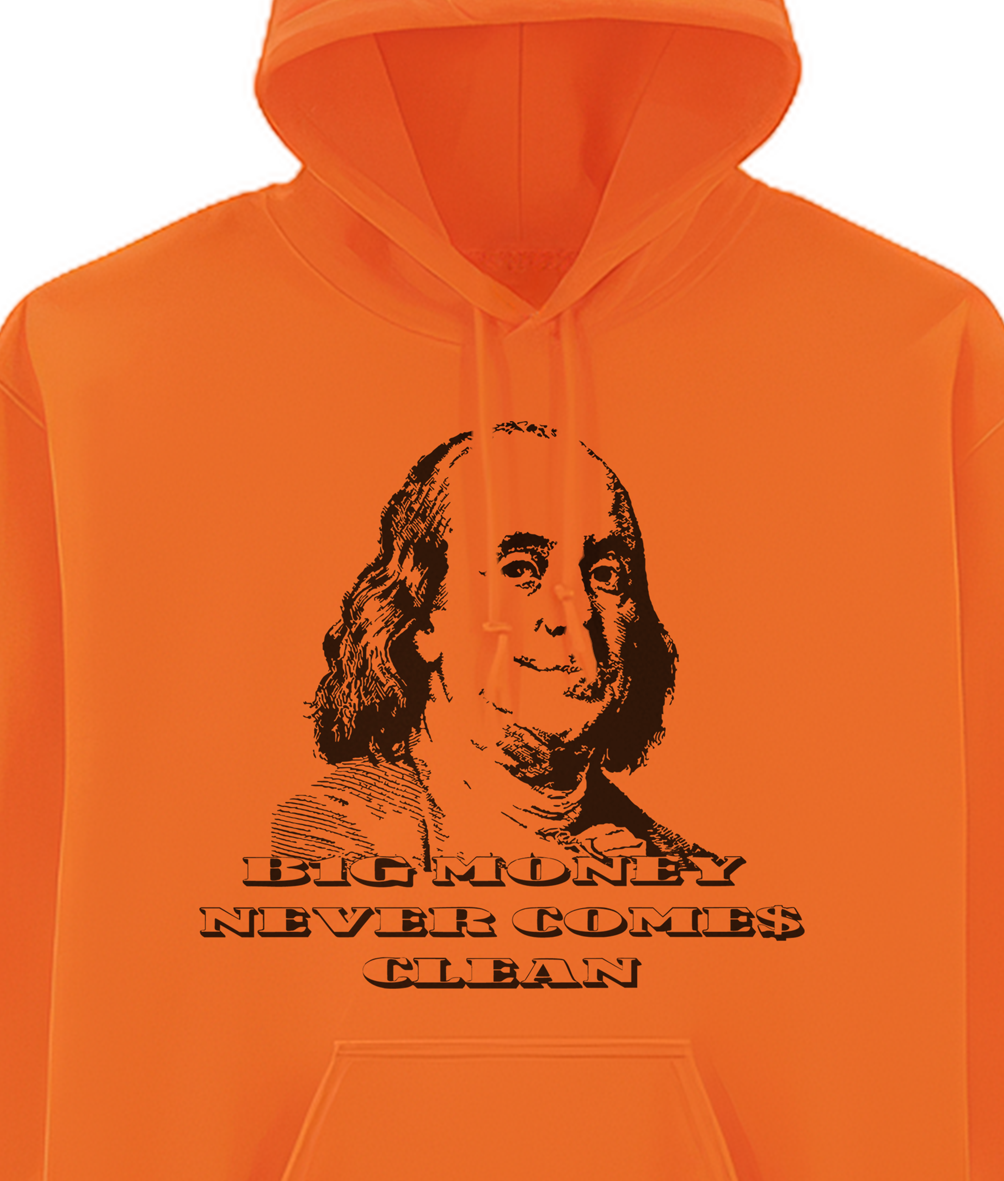 Franklin Orange Hoodie