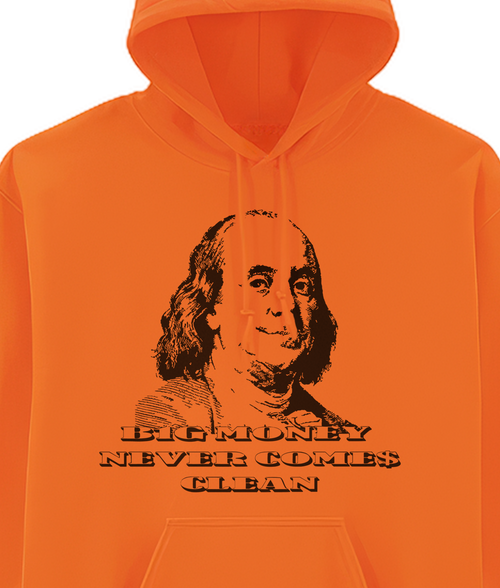 Franklin Orange Hoodie